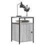 Mesita de noche madera contrachapada gris Sonoma 40x42x60 cm de vidaXL, Mesitas de noche - Ref: Foro24-826039, Precio: 45,16 ...