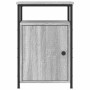 Mesita de noche madera contrachapada gris Sonoma 40x42x60 cm de vidaXL, Mesitas de noche - Ref: Foro24-826039, Precio: 45,16 ...