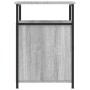 Mesita de noche madera contrachapada gris Sonoma 40x42x60 cm de vidaXL, Mesitas de noche - Ref: Foro24-826039, Precio: 45,16 ...
