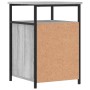 Mesita de noche madera contrachapada gris Sonoma 40x42x60 cm de vidaXL, Mesitas de noche - Ref: Foro24-826039, Precio: 45,16 ...