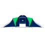 Tienda de campaña para 9 personas tela azul y verde de vidaXL, Tiendas de campaña - Ref: Foro24-90412, Precio: 145,45 €, Desc...