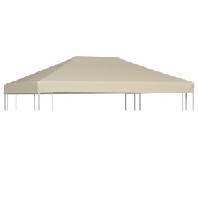Toldo de cenador 310 g/m² 4x3 m beige de vidaXL, Cubiertas para carpas y cenadores - Ref: Foro24-44784, Precio: 63,43 €, Desc...