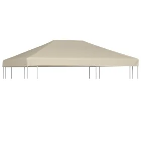 Toldo de cenador 310 g/m² 4x3 m beige de vidaXL, Cubiertas para carpas y cenadores - Ref: Foro24-44784, Precio: 84,32 €, Desc...