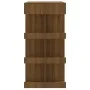 Mesa alta con estante marrón roble 100x50x101,5 cm de vidaXL, Mesas de cocina y de comedor - Ref: Foro24-812962, Precio: 74,7...