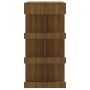 Mesa alta con estante marrón roble 100x50x101,5 cm de vidaXL, Mesas de cocina y de comedor - Ref: Foro24-812962, Precio: 76,9...