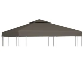 Gazebo awning 2 levels 310 g/m² 3x3 m taupe by vidaXL, Covers for tents and gazebos - Ref: Foro24-44756, Price: 56,91 €, Disc...