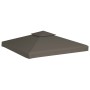 Toldo de cenador 2 niveles 310 g/m² 3x3 m gris topo de vidaXL, Cubiertas para carpas y cenadores - Ref: Foro24-44756, Precio:...