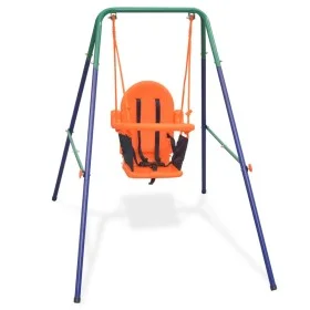 Columpio de bebé con arnés de seguridad naranja de vidaXL, Columpios y estructuras de juegos - Ref: Foro24-91360, Precio: 95,...