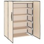 Armario zapatero de tela crema 60x28x90 cm de vidaXL, Zapateros y organizadores de calzado - Ref: Foro24-337263, Precio: 33,7...