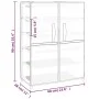 Armario zapatero de tela crema 60x28x90 cm de vidaXL, Zapateros y organizadores de calzado - Ref: Foro24-337263, Precio: 37,4...