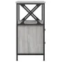 Sonoma grauer Nachttisch aus Holzwerkstoff, 34 x 35,5 x 70 cm von vidaXL, Nachttische - Ref: Foro24-825949, Preis: 63,63 €, R...