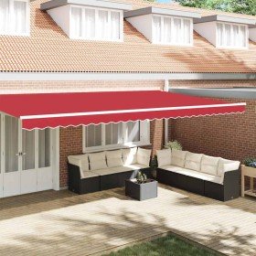 Valance de toldo Rojo 580 x 20 cm Lona en Toldos | Comprar online en Foru.es