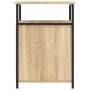 Mesita de noche madera contrachapada roble sonoma 40x42x60 cm de vidaXL, Mesitas de noche - Ref: Foro24-826035, Precio: 43,44...