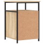 Mesita de noche madera contrachapada roble sonoma 40x42x60 cm de vidaXL, Mesitas de noche - Ref: Foro24-826035, Precio: 43,44...