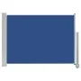 Toldo lateral retráctil de jardín azul 80x300 cm de vidaXL, Sombrillas - Ref: Foro24-48362, Precio: 52,88 €, Descuento: %