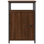 Mesita de noche madera contrachapada marrón roble 40x42x60 cm de vidaXL, Mesitas de noche - Ref: Foro24-826041, Precio: 35,84...