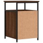 Mesita de noche madera contrachapada marrón roble 40x42x60 cm de vidaXL, Mesitas de noche - Ref: Foro24-826041, Precio: 35,84...
