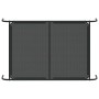 Cama elevada para perros negra 130x80x20 cm textilene y acero en Camas para perros | Comprar online en Foru.es