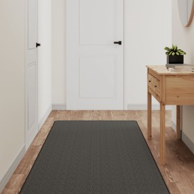 Alfombra de pasillo con aspecto sisal gris antracita 80x400 cm de vidaXL, Alfombras - Ref: Foro24-355783, Precio: 108,23 €, D...