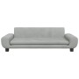 Cama para perros de terciopelo gris claro 100x54x33 cm de vidaXL, Camas para perros - Ref: Foro24-171982, Precio: 111,14 €, D...