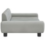 Cama para perros de terciopelo gris claro 100x54x33 cm de vidaXL, Camas para perros - Ref: Foro24-171982, Precio: 111,14 €, D...