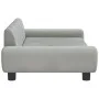 Cama para perros de terciopelo gris claro 100x54x33 cm de vidaXL, Camas para perros - Ref: Foro24-171982, Precio: 108,94 €, D...