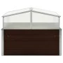 Invernadero de acero galvanizado marrón 100x100x85 cm de vidaXL, Maceteros y jardineras - Ref: Foro24-45711, Precio: 91,36 €,...