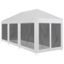 Carpa de celebraciones con 8 paredes de malla 9x3 m de vidaXL, Carpas y cenadores - Ref: Foro24-45111, Precio: 146,59 €, Desc...
