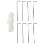 Carpa de celebraciones con 8 paredes de malla 9x3 m de vidaXL, Carpas y cenadores - Ref: Foro24-45111, Precio: 146,59 €, Desc...