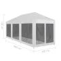 Carpa de celebraciones con 8 paredes de malla 9x3 m de vidaXL, Carpas y cenadores - Ref: Foro24-45111, Precio: 145,85 €, Desc...