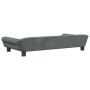 Cama para perros de terciopelo gris oscuro 100x50x21 cm de vidaXL, Camas para perros - Ref: Foro24-172007, Precio: 114,12 €, ...