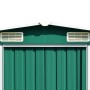 Cobertizo de jardín acero galvanizado verde 257x990x181 cm de vidaXL, Cobertizos - Ref: Foro24-47036, Precio: 1,00 €, Descuen...