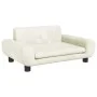 Cama para perros de terciopelo crema 70x45x33 cm de vidaXL, Camas para perros - Ref: Foro24-171994, Precio: 78,82 €, Descuent...