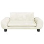 Cama para perros de terciopelo crema 70x45x33 cm de vidaXL, Camas para perros - Ref: Foro24-171994, Precio: 80,73 €, Descuent...