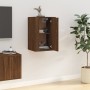 Mueble para TV de pared roble marrón 40x34,5x60 cm de vidaXL, Muebles TV - Ref: Foro24-816670, Precio: 39,00 €, Descuento: %