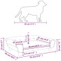 Cama para perros de terciopelo negra 70x48x22 cm de vidaXL, Camas para perros - Ref: Foro24-172016, Precio: 81,15 €, Descuent...