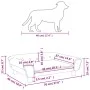 Cama para perros de terciopelo negra 70x48x22 cm de vidaXL, Camas para perros - Ref: Foro24-172016, Precio: 68,39 €, Descuent...