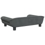 Cama para perros de terciopelo gris oscuro 70x48x22 cm de vidaXL, Camas para perros - Ref: Foro24-172014, Precio: 83,97 €, De...