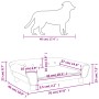 Cama para perros de terciopelo gris oscuro 70x48x22 cm de vidaXL, Camas para perros - Ref: Foro24-172014, Precio: 83,97 €, De...