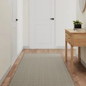 Alfombra de pasillo con aspecto de sisal gris taupe 80x250 cm de vidaXL, Alfombras - Ref: Foro24-355771, Precio: 55,62 €, Des...