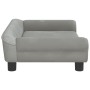 Cama para perros de terciopelo gris claro 70x48x22 cm de vidaXL, Camas para perros - Ref: Foro24-172013, Precio: 81,45 €, Des...