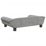 Cama para perros de terciopelo gris claro 70x48x22 cm de vidaXL, Camas para perros - Ref: Foro24-172013, Precio: 81,45 €, Des...