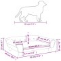 Cama para perros de terciopelo gris claro 70x48x22 cm de vidaXL, Camas para perros - Ref: Foro24-172013, Precio: 81,45 €, Des...