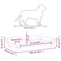Cama para perros de terciopelo azul 100x50x21 cm de vidaXL, Camas para perros - Ref: Foro24-172005, Precio: 104,53 €, Descuen...