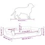 Cama para perros de terciopelo azul 100x50x21 cm de vidaXL, Camas para perros - Ref: Foro24-172005, Precio: 102,34 €, Descuen...
