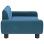 Cama para perros de terciopelo azul 70x45x33 cm de vidaXL, Camas para perros - Ref: Foro24-171988, Precio: 80,63 €, Descuento: %