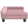 Cama para perros de terciopelo rosa 100x50x21 cm de vidaXL, Camas para perros - Ref: Foro24-172008, Precio: 105,14 €, Descuen...