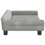 Cama para perros de terciopelo gris claro 100x50x21 cm de vidaXL, Camas para perros - Ref: Foro24-172006, Precio: 105,39 €, D...