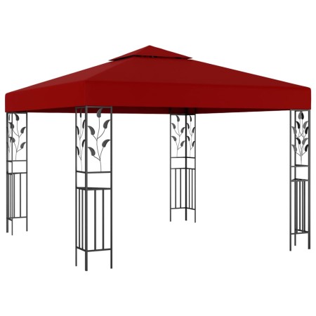 Cenador color vino tinto 3x3 m de vidaXL, Carpas y cenadores - Ref: Foro24-47947, Precio: 230,06 €, Descuento: %