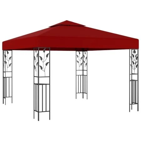 Cenador color vino tinto 3x3 m de vidaXL, Carpas y cenadores - Ref: Foro24-47947, Precio: 223,29 €, Descuento: %